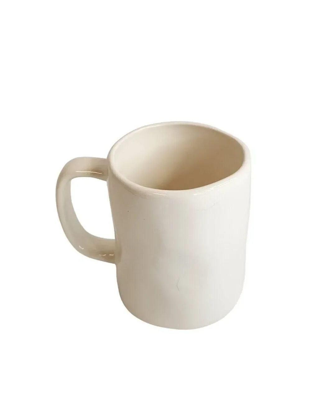 Rae Dunn Magenta Artisan Collection Groom Mug Ceramic White